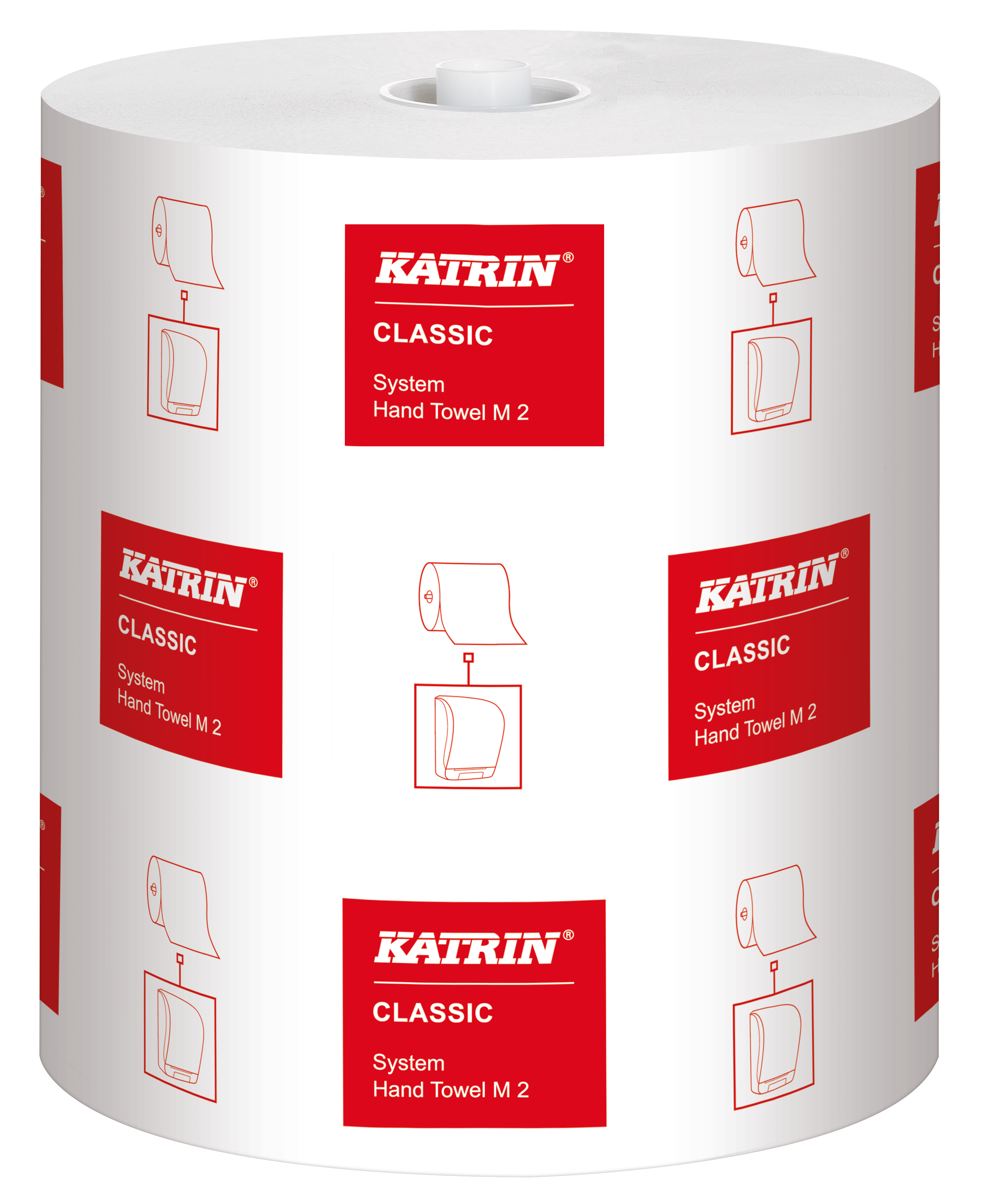 Katrin Classic System M2 Handtuchrollen, 2-lagig