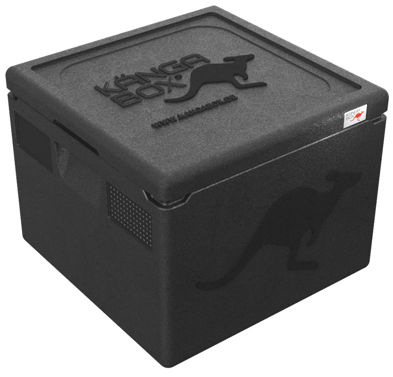 KängaBox Easy - Quadratische Thermobox 32 l - Ideal für Pizzen & Speisen