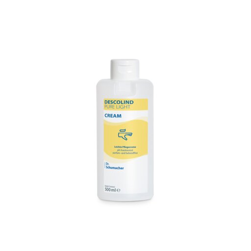 Dr. Schumacher Descolind Pure Light Cream, parfümfreie Pflegecreme 500 ml Tube